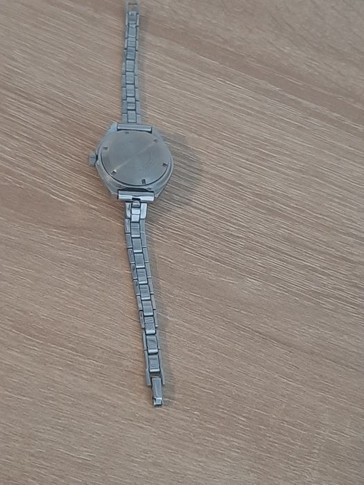 Ceas Vintage Damă Aseikon Calendar Antimagnetic, Mecanic / Manual, Brățară Metalică