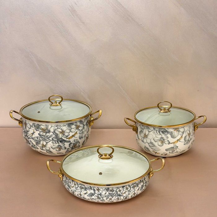 Set oale de gatit Otel Emailat AUTUMN 2