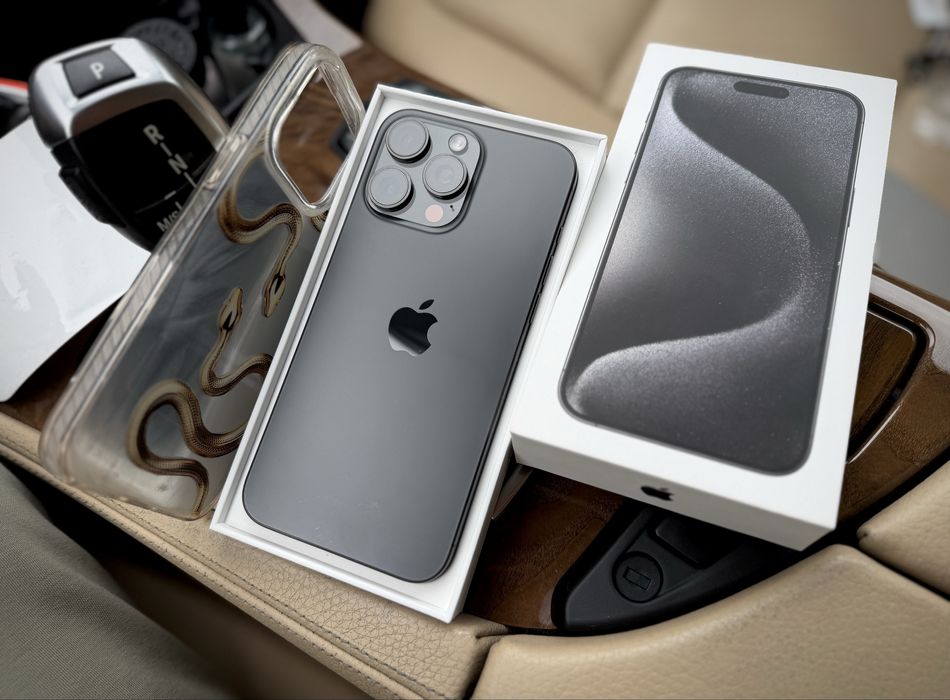 iPhone 15 PRO MAX Titanium Black•256GB•Neverlocked | Fullbox |
