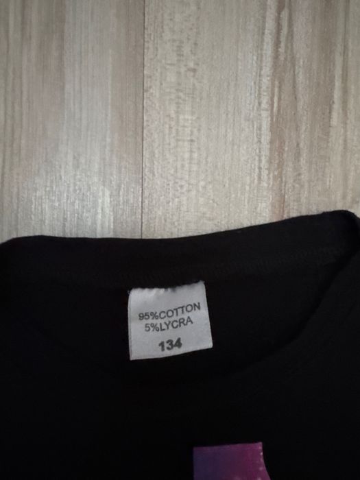 Детска тениска Tik Tok черна 134 отлична