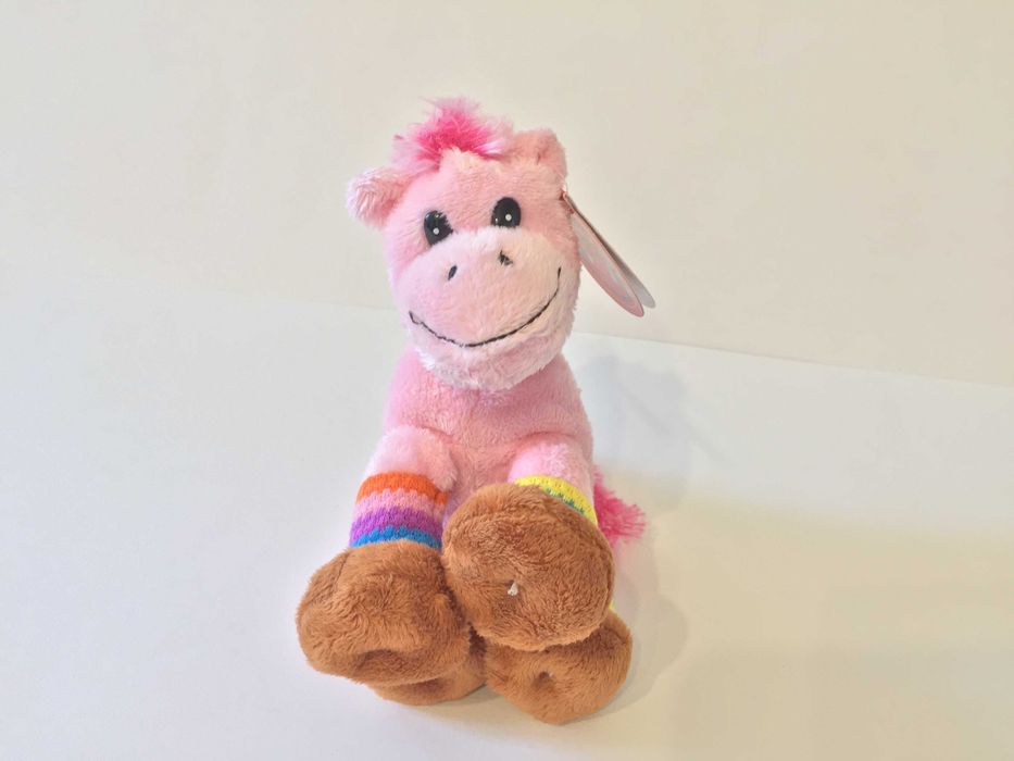 Нов плюшен ключодържател Амек Тойс конче пони розово