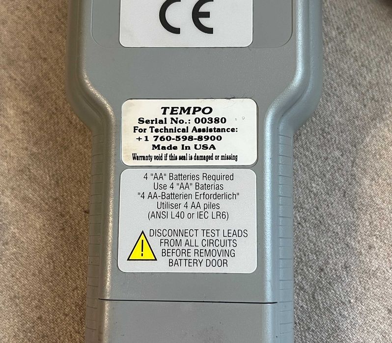 Tester Tempo Sidekick 7B EU in stare de functionare cu husa si cabluri
