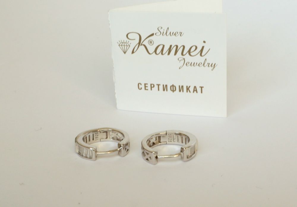 Дамски сребърни обеци