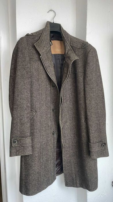 Palton Zara Man maro herringbone elegant M/L