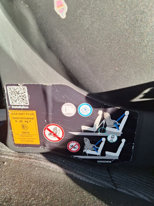 Scaun auto Rear-Facing Britax Römer Max-Way Plus (9-25 kg) - Testul Plus Suedez
