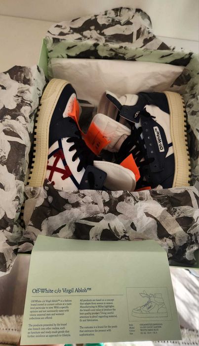 Off White - Adidaşi - Dimensiune: Shoes EU 42, UK 8, US 9