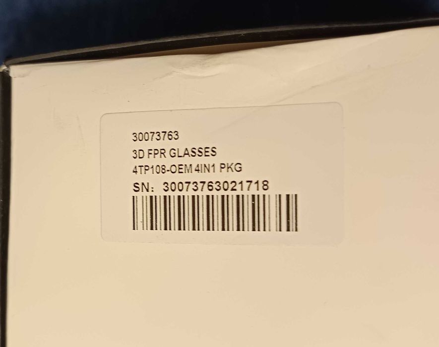 Set 4xOchelari TV 3D Glases FPR pasivi Sony LG Samsung Sharp noi cutie