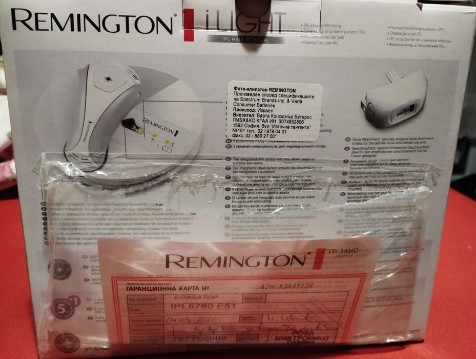 Фотоепилатор Remington