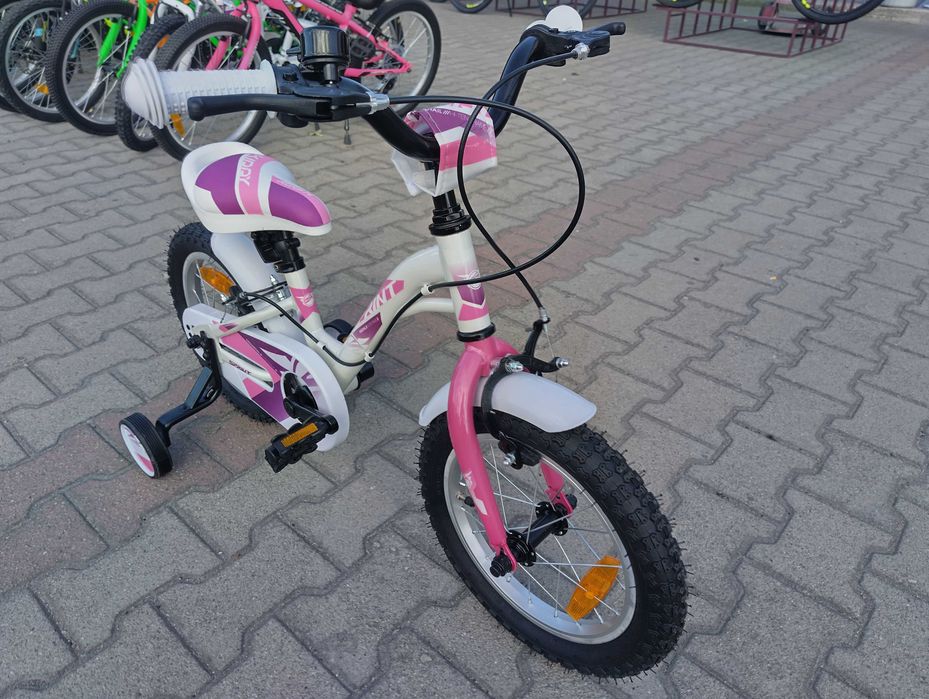 Велосипед 14" ALICE бял