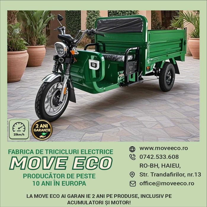 Triciclu electric Cargo 700 NC09 – 25 km/h model 2026