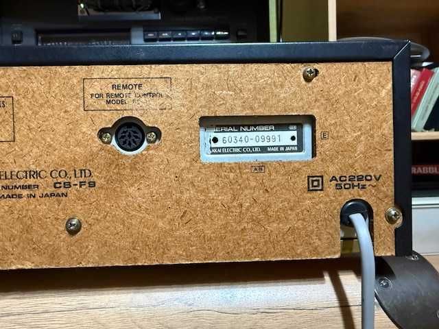 AKAI CS-F9, casetofon deck
