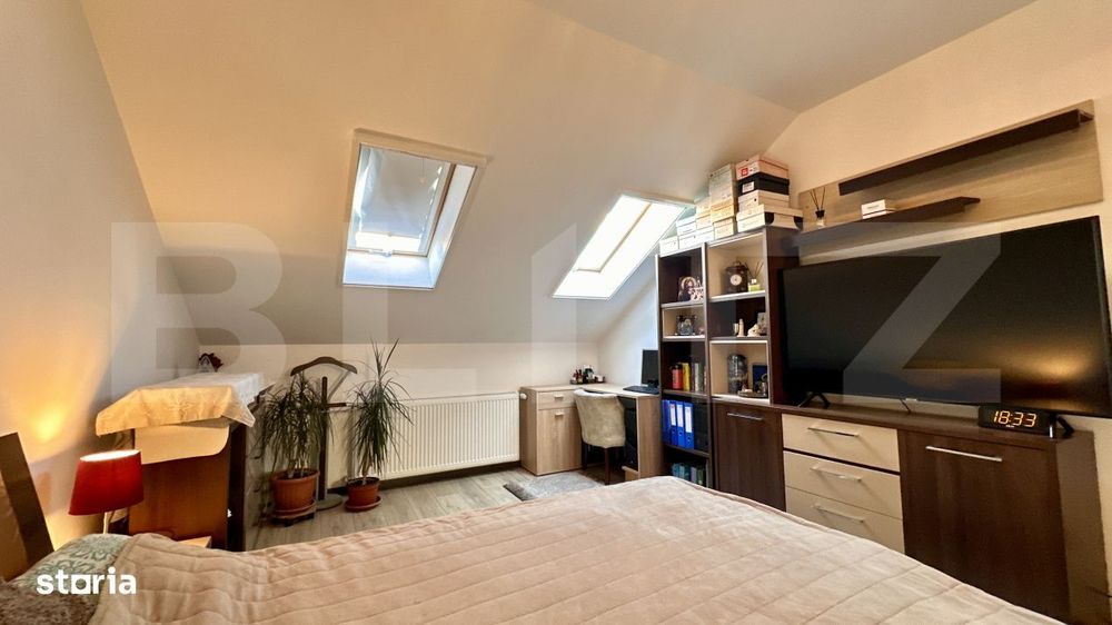 Apartament cu 3 camere si 2 bai, curte comuna, centrala pe gaz, ultrac