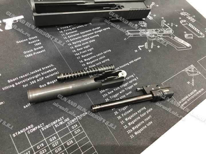 Pistol De PUTERE MARE!! Cu Recul (BlowBack) TOT DIN FIER AirsoftCo2Gaz