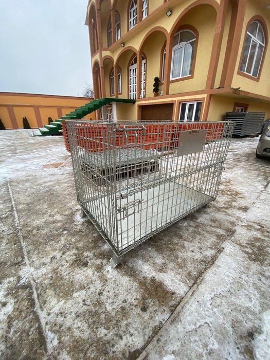 Box paleți  zincate  pliabili 120/80/90  sunt pe stoc 1000