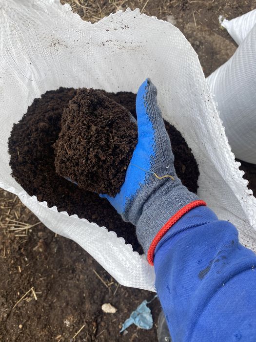 Оборска тор , прегоряла , пресята