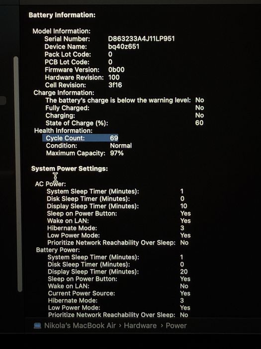 Macbook Air m2 15 inch