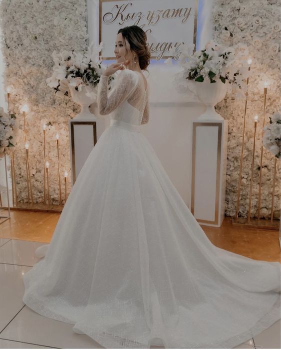 Свадебное платье 80.000тг