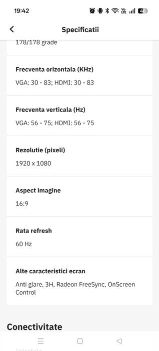 Monitor LG 24'' ecran IPS full HD