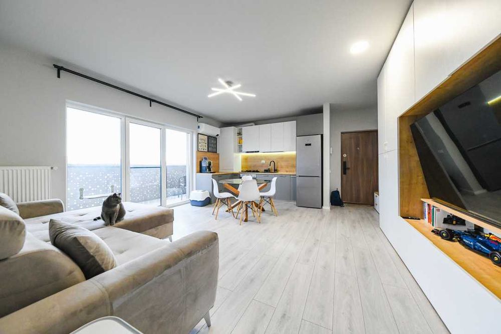 Apartament 2 camere SmartHome complet mobilat&utilat Carrefour Teilor