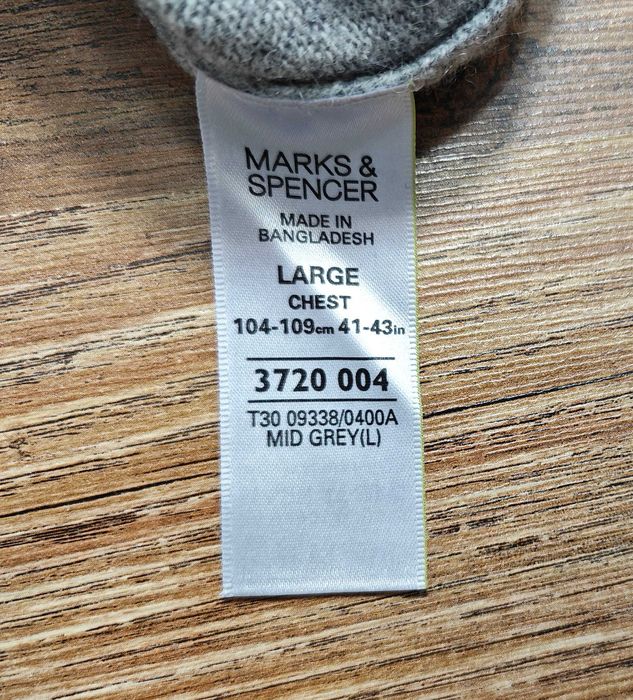 Autograph 100% Кашмирен мъжки пуловер размер L