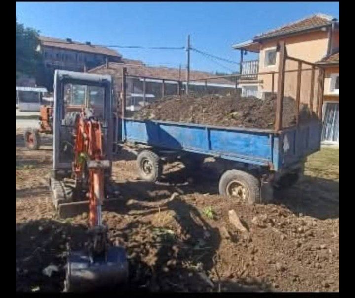 Услуги с мини Багер и Самосвал