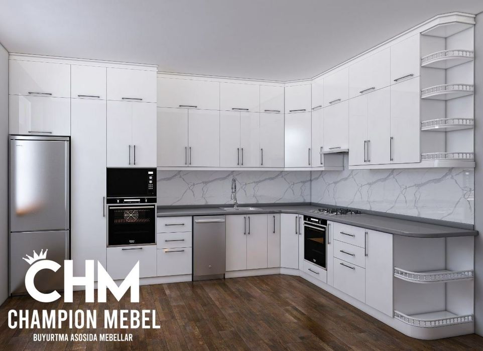 Замонавий ошхона мебеллари ХАЙТЕК усдубида |  Кухонный гарнитур ХАЙТЕК