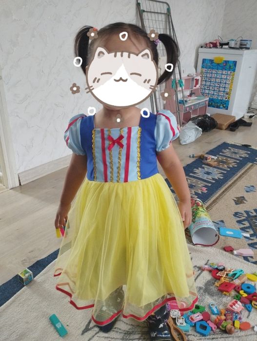 Новогоднее платье Белоснежки