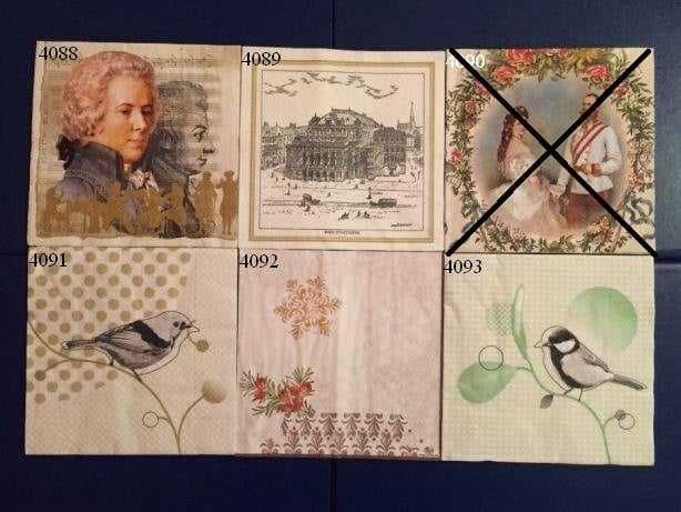 Салфетки за колекция или декупаж