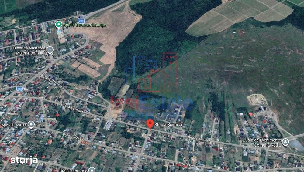 Breazu  Rediu TEREN 1145mp cu casa Batraneasca la asfalt cu utilitati