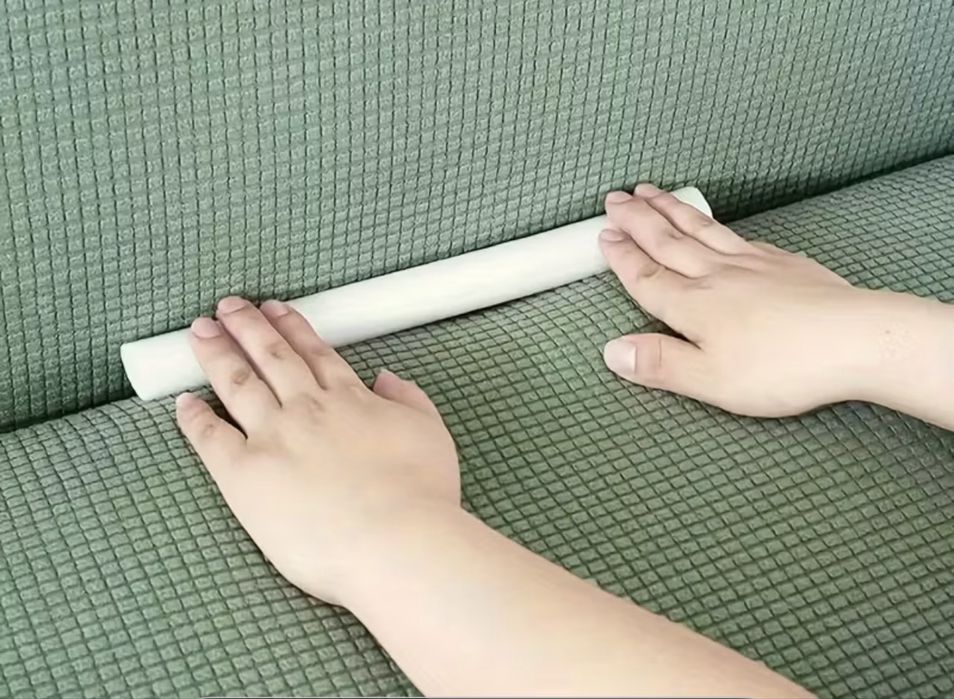 Husa elastica pentru canapea + elemente de fixare