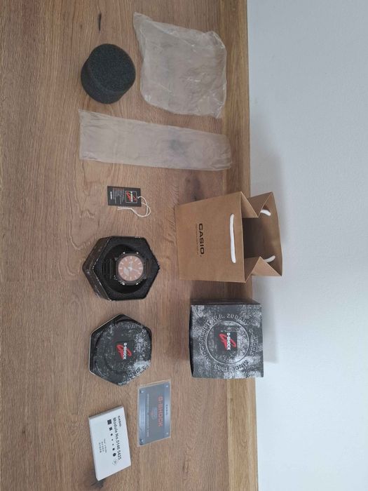 Casio G-Shock GA-2100 Custom Black Transparent & Gradient Glass