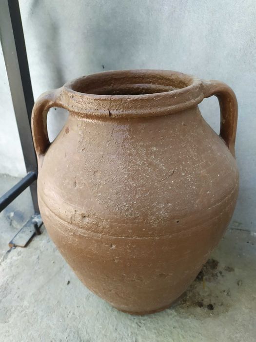 Горшок (Куза) для интерьера из натурального сырья