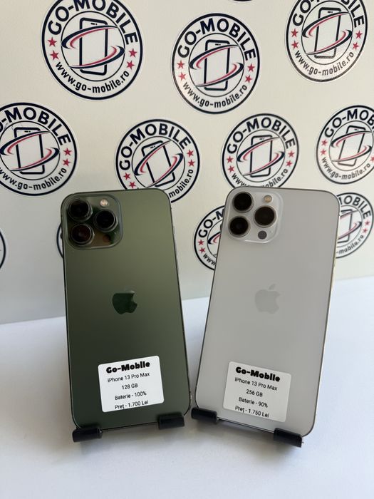 iPhone 13 Pro Max - 128GB/256GB - Verde/Alb - Garantie