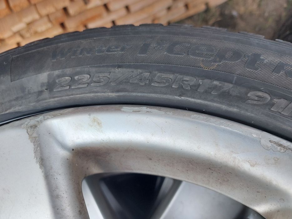 Set 2 anvelope M+S Hankook 225 47 R17 Dot 2018