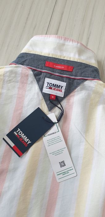Tommy Hilfiger Pique Cotton Classic Fit / M ОРИГИНАЛ! НОВО! Мъжка Риза