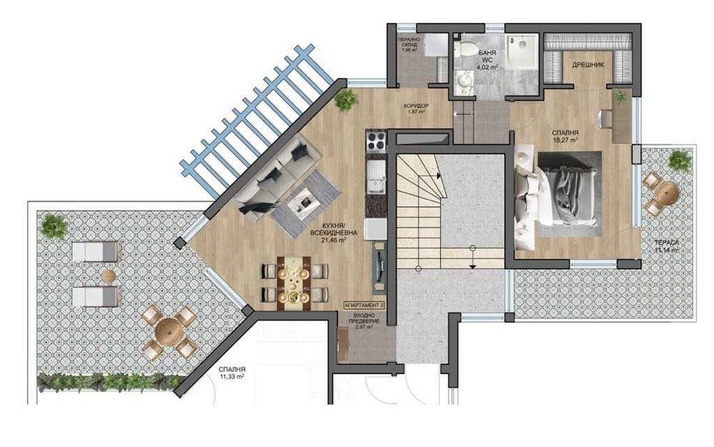 Продава се Двустаен апартамент в Бяла - 84 кв.м за 1200 €/кв.м - Снимка #10