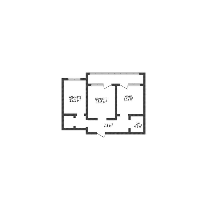 2-х комн ЖК АК-Тылек