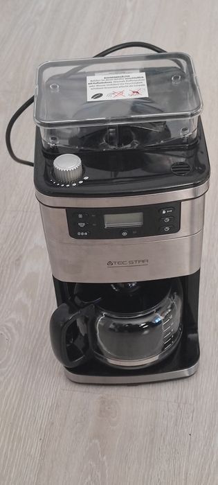 Еспресо машина Tec Star, 1.5 L, Черна/Инокс