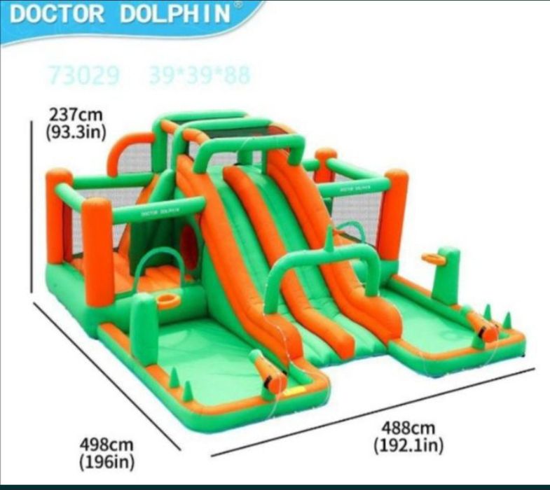 Доставка бесплатная батут надувной