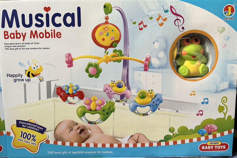 Мобиль. Карусель. Музыкальная игрушка в кроватку.