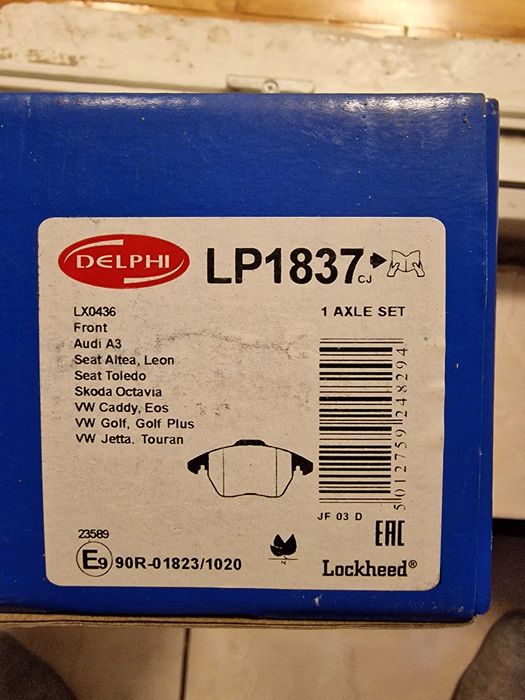 Set placute frana fata + spate , pivoti , bucsa Vw Caddy 2008