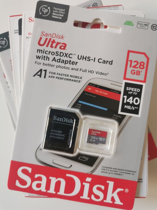 Card micro SD Sandisk 128gb