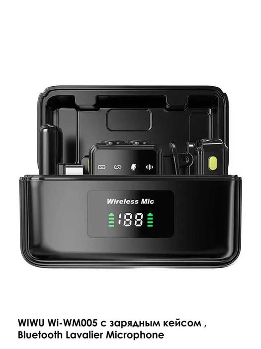 WIWU петличный микрофон. petlichka, mikrafon, micrafon. Есть доставка