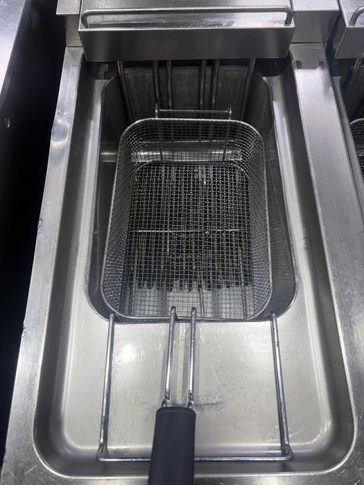 Friteuza electrica Electrolux- 2 x 14 L - 2 cosuri - suport, 380V