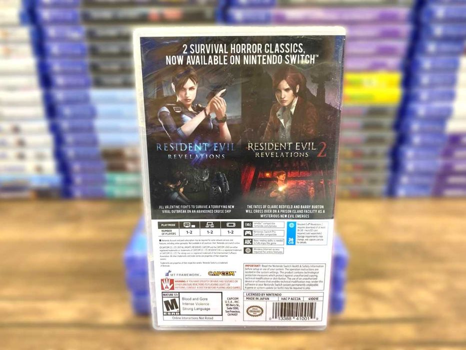Новый Resident Evil Revelations Collection (1+2) Nintendo Switch