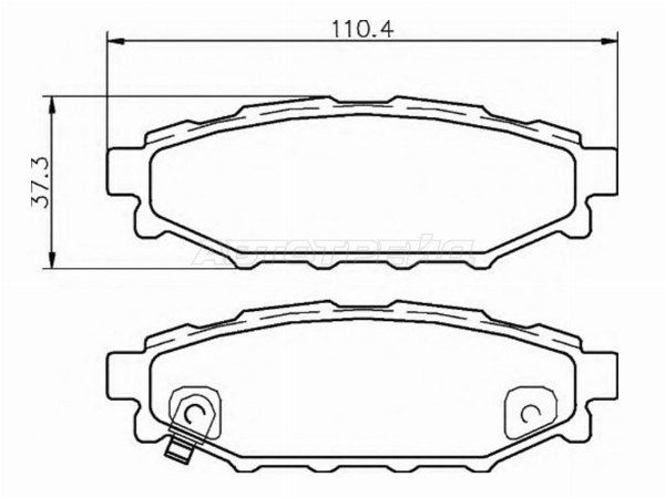 Колодки тормозные Subaru Forester