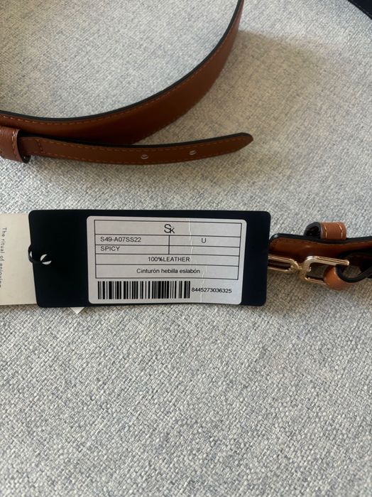 Skatie Brand нов дамски колан естествена кожа