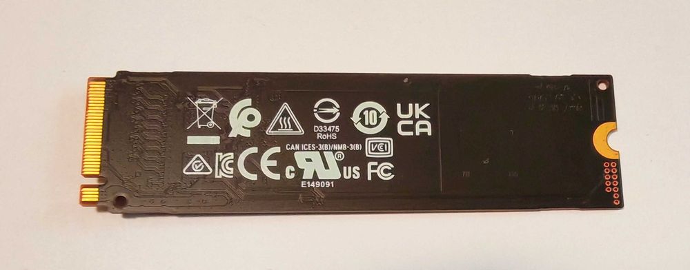 NVMe 256GB, Samsung M.2 2280