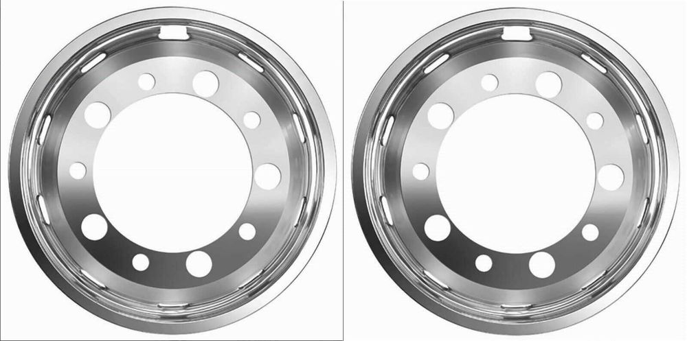 1бр. предни тасове тас за джанти от неръждаема стомана 22.5" за камион
