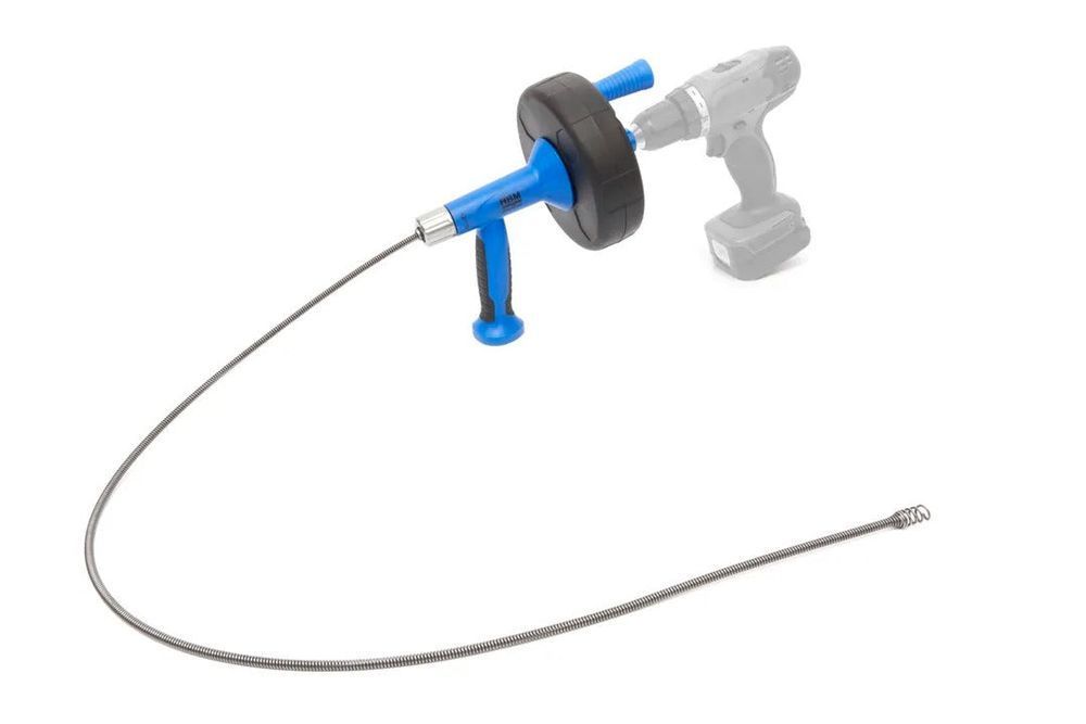 Spirala desfundare 7.5 m, compatibila cu bormasina, pentru tevi diamet